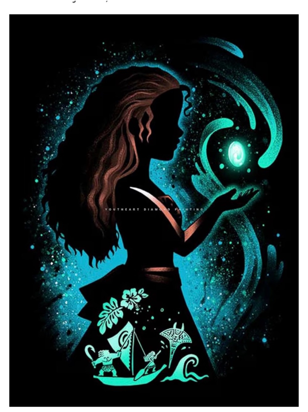 Moana Disney diamond art kit